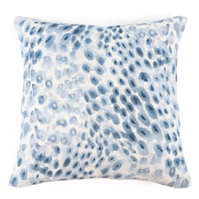 Sköna Hem Feathery Kuddfodral i lin 50x50 cm Blue Sapphire