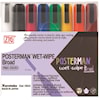Merkepenn Posterman Wet Wipe 6 mm 8-pack Kuretake Zig
