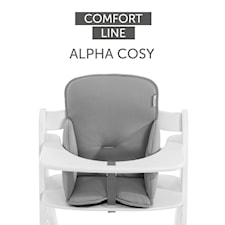 Matstolsdyna Alpha Cosy Comfort Stretch Grey Hauck