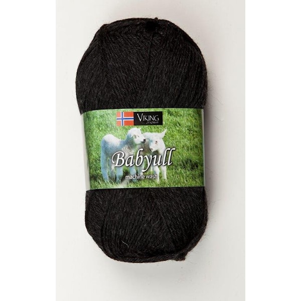 Viking of Norway Baby Ull 50 gr Sort 303