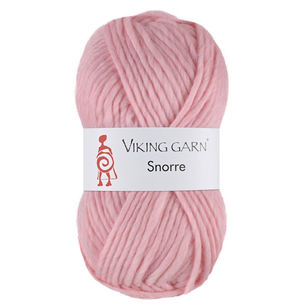 Snorre 100 g Lys rosa 263 Viking Garn