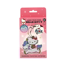 Hello Kitty Diamantmålning Nyckelring Micki