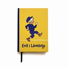 Skrivbok A5 Emil i Lönneberga, Olinjerad, 96 sidor, Astrid Lindgren CO