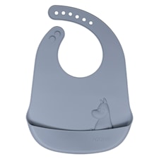 Muumi Silikoninen Ruokalappu Taivaansininen Rätt Start