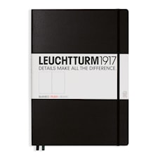 Notisbok A4+ Hard Black 233 p. Plain Leuchtturm1917