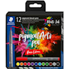 Brush Pen Pigment Basic 12-pack Staedtler