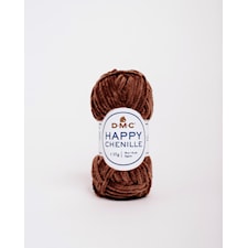Happy Chenille Virkgarn 15 g Brun DMC