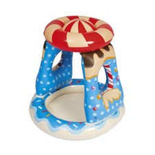 Candyville Babypool med Solskydd 0,91x0,91x0,89m, Bestway