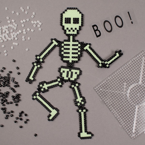 Perler til perleplater selvlysende 1000-pakk Playbox