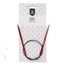 Rundstickor 40 cm/5,0 mm Röd 1 st Järbo