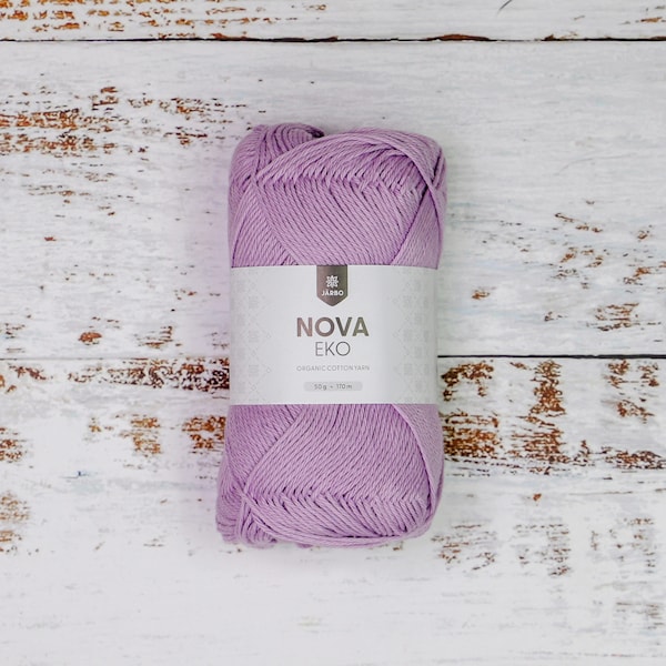 Nova Eko Cotton 50 g Light Purple Järbo