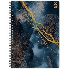 Kalender 2026 A5 Black Marble Almanacksförlaget