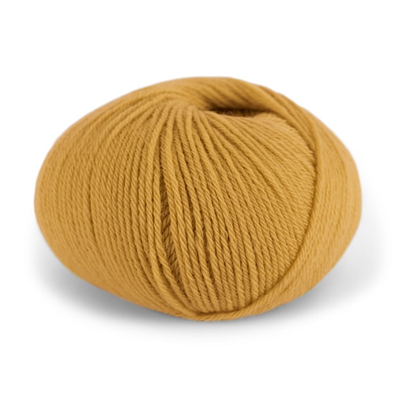 Dale Garn Pure Eco Baby Wool Økologisk Ull 50 g Maisgul 1317