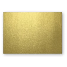 Kort Enkle Papperix A7 Gull 10-pk