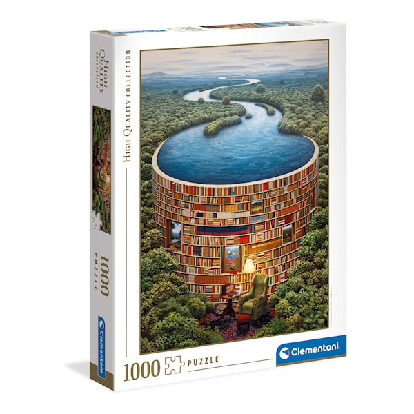 Bibliodame Pussel 1000 bitar Clementoni