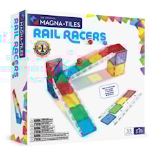 Magna-Tiles Small Rail Racer Magnetiska Byggklossar 33 Bitar