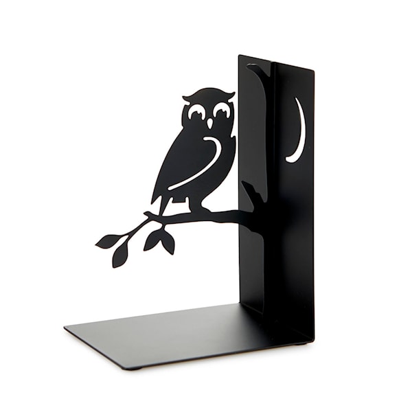 Bookend Bookkeeper Black Metal Balvi