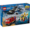 Pakke med helikopter, brannbil og ubåt LEGO® City (60462)