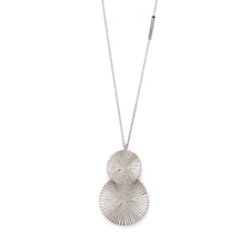 Bud To Rose, Bianca Langt Halskjede, Sølv