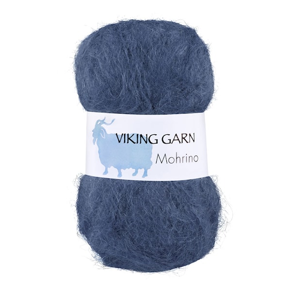Mohrino Garn 50 g Jeansblå 527 Viking Garn