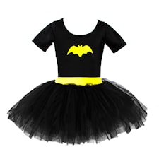 Maskeradklänning Batgirl med Cape 110-116 cm Den Goda Fen