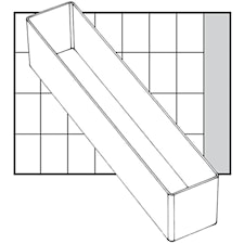 Basisinnsats, nr. A9-4, H: 47 mm, str. 218x39 mm, 1 stk.