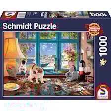 Puzzlers Desk Pussel 1000 bitar Schmidt