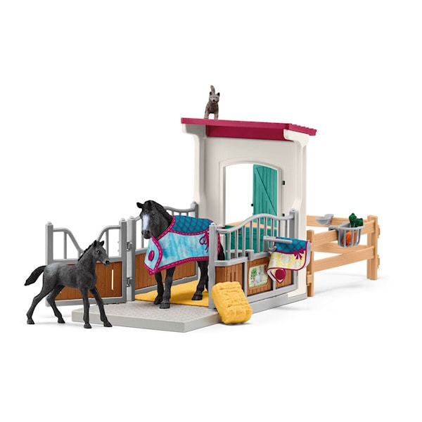 Schleich Horse Boks m/hoppe og føll