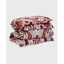 GANT Home Key West Paisley Påslakan 100% Bomull 150 x 210 cm Rosewood Brown