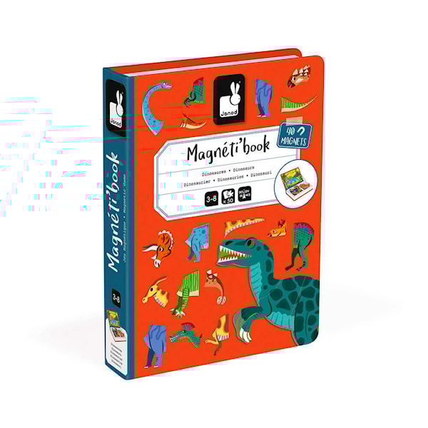 Janod Magneti'book - Dinosaurs - 40 Magnets