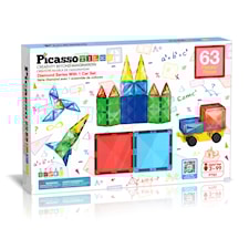 Diamond Series Magnetic Tiles set 63pcs, Picasso