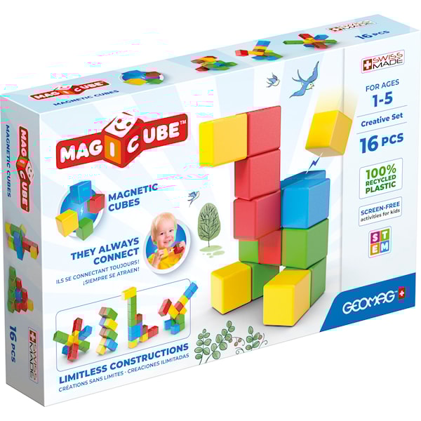 Magicube Kreativt Sett 16 deler fra Geomag
