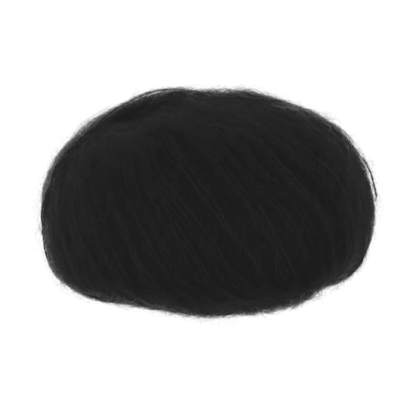 Silk Mohair 25 g Nero 6037 Lana Gatto