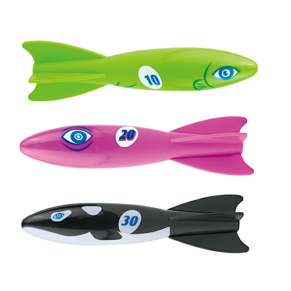 Happy Summer Diving Topedos 3-pack