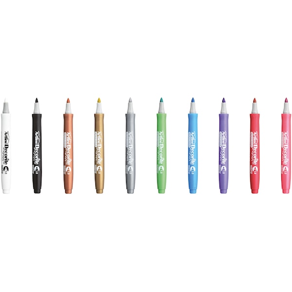 Markerpen Artline Decorite Rund Satin 10-pakning