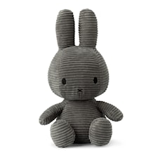 Miffy vakosametti, Pehmolelut 33 cm, tumman harmaa