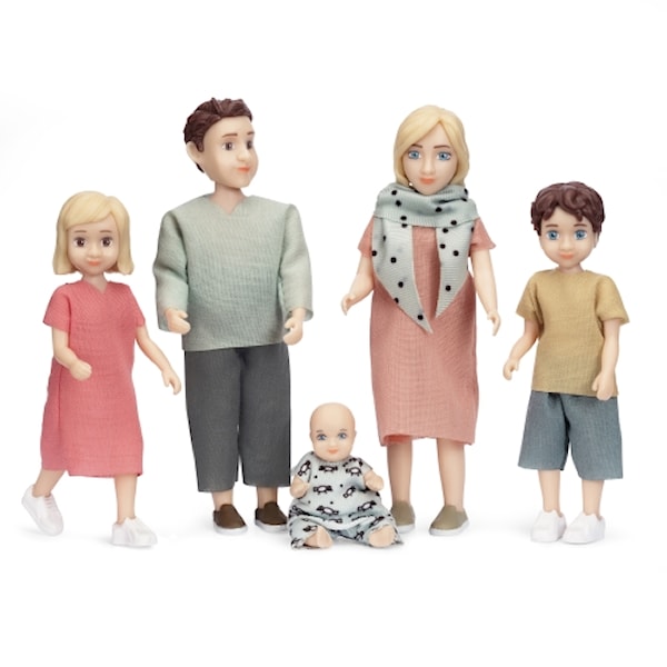 Dukkesett Familie Charlie, Lundby