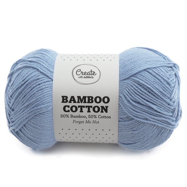 Adlibris Bamboo Cotton, 100 g, Forget Me Not A535