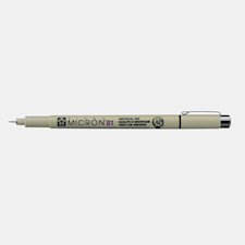 Sakura Pigma Micron Fineliner 01 0.25 mm Black