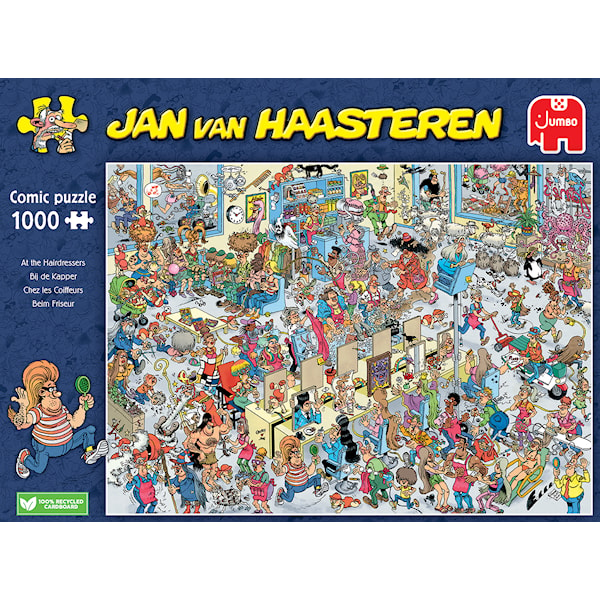 Jan Van Haasteren The Hairdressers Pussel 1000 bitar, Jumbo