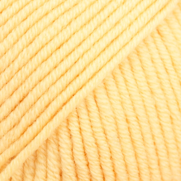 Merino Extra Fine Uni Colour Garn Merinoull 50 g Ljusgul (24) Drops
