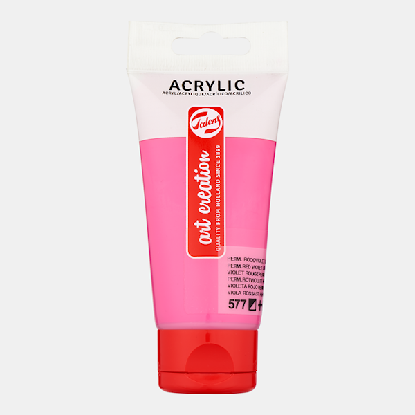 Akrylmaling 75 ml Permanent Fiolett Rødlys Talens Art Creation