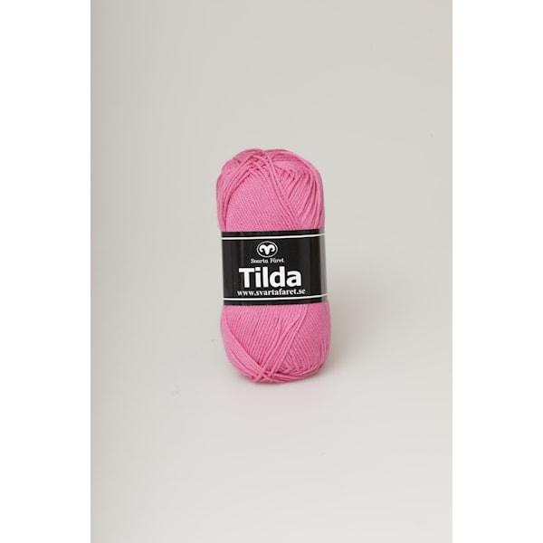 Svarta Fåret Tilda Garn Bomullsmix 50g fuchsia 48