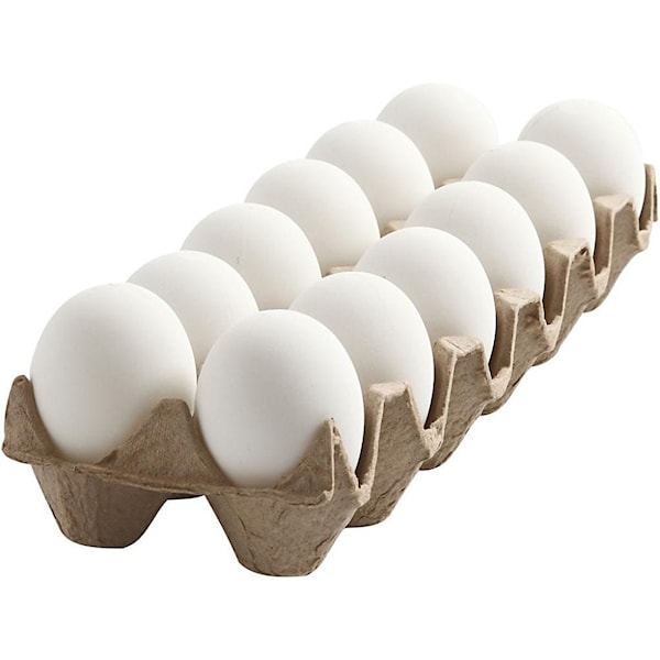 Plastegg - 12-pakning