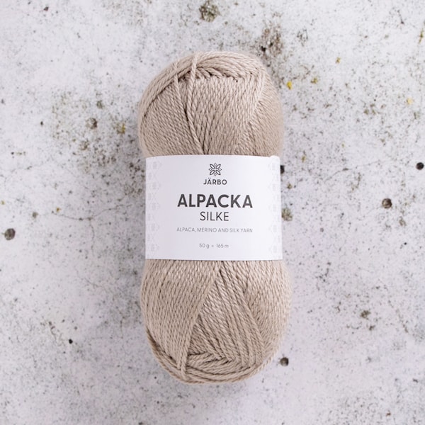 Alpacka Silke 50g Beige Dune (05) Järbo
