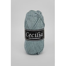 Cecilia lanka pellava- ja puuvillasekoite 50 g Aqua Svarta Fåret