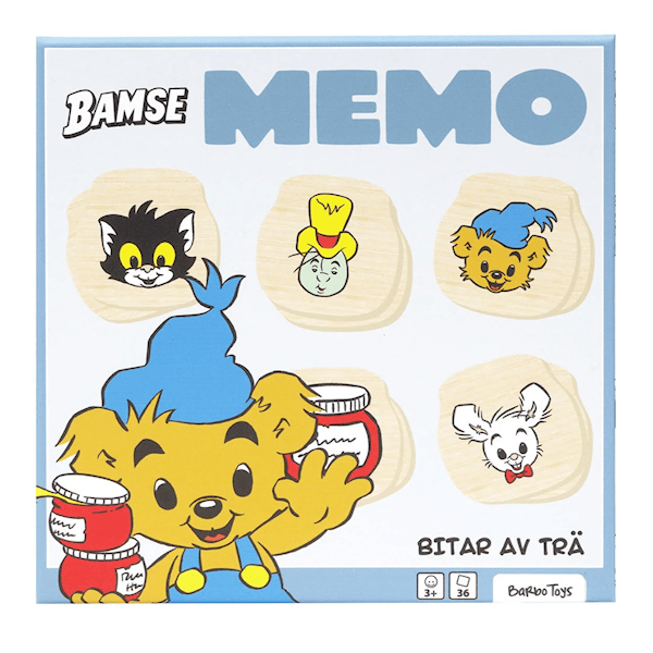 Bamse Memo Wooden