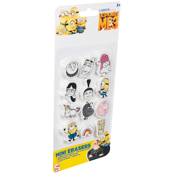 Suddgummi mini, 12-pack, Despicable Me 3