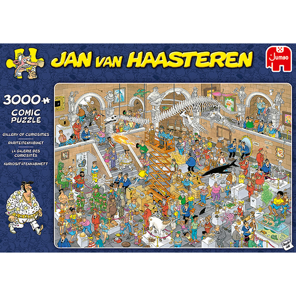 Jan Van Haasteren Gallery of Curiosities Puslespill 3000 brikker, Jumbo