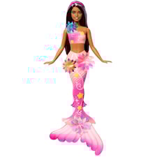 Barbie Blooming Magic Rosa Sjöjungfru Modedocka
